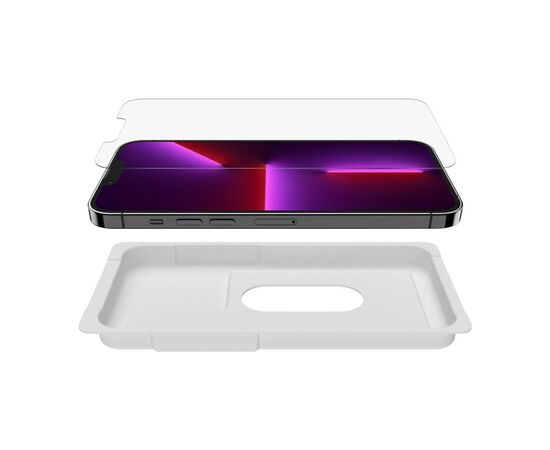 Стекло защитное Belkin Apple iPhone 13 Pro Max UltraGlass Anti-Microbial Screen Pro (OVA079ZZ), изображение 4 Стекло защитное Belkin Apple iPhone 13 Pro Max UltraGlass Anti-Microbial Screen Pro (OVA079ZZ), изображение 4