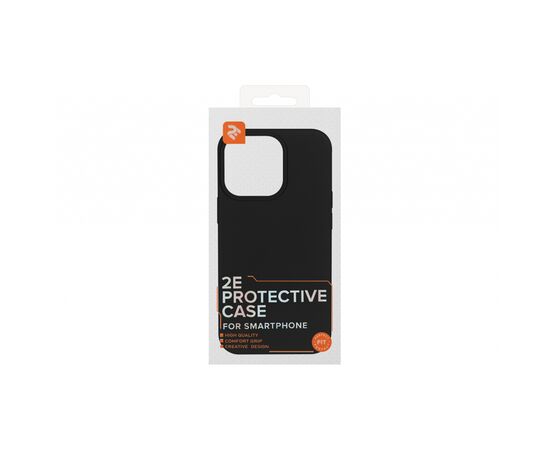 Чехол для моб. телефона 2E Basic Apple iPhone 13 Pro Liquid Silicone Black (2E-IPH-13PR-OCLS-BK), изображение 2 Чехол для моб. телефона 2E Basic Apple iPhone 13 Pro Liquid Silicone Black (2E-IPH-13PR-OCLS-BK), изображение 2