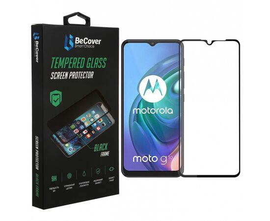 Стекло защитное BeCover Motorola Moto G20 Black (706453)