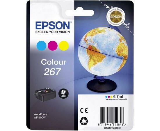Картридж Epson WorkForce WF-100W color (C13T26704010)