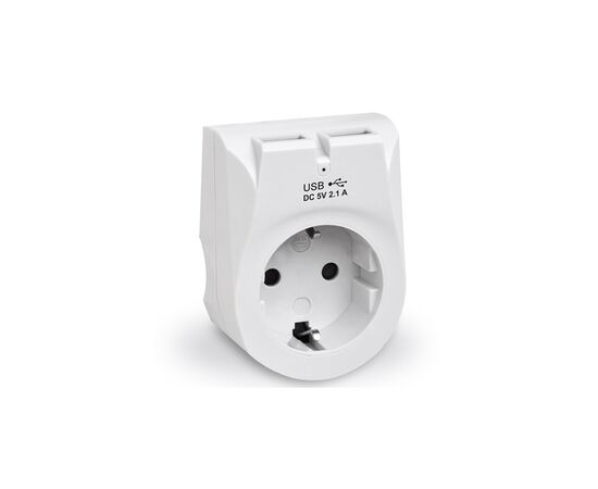 Зарядное устройство REAL-EL 2*USB 10W (CS-25), изображение 3 Зарядное устройство REAL-EL 2*USB 10W (CS-25), изображение 3