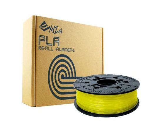 Пластик для 3D-принтера XYZprinting PLA 1.75мм/0.6кг Filament, Clear Yellow (RFPLBXEU03B), зображення 2 Пластик для 3D-принтера XYZprinting PLA 1.75мм/0.6кг Filament, Clear Yellow (RFPLBXEU03B), зображення 2