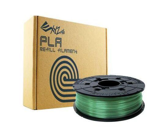 Пластик для 3D-принтера XYZprinting PLA 1.75мм/0.6кг Filament, Clear Green (RFPLBXEU04A), зображення 2 Пластик для 3D-принтера XYZprinting PLA 1.75мм/0.6кг Filament, Clear Green (RFPLBXEU04A), зображення 2