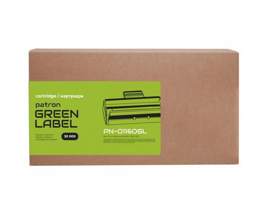 Тонер-картридж Patron Xerox 006R01160 Green Label (PN-01160GL), изображение 2 Тонер-картридж Patron Xerox 006R01160 Green Label (PN-01160GL), изображение 2