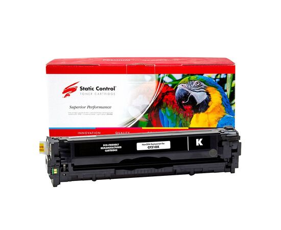 Картридж Static Control HP CF210X (131X), Canon 731H black Parrot (002-01-LF210X)