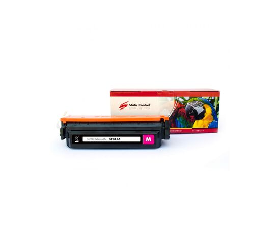 Картридж Static Control HP CF413X (410X), Canon 046H magenta Parrot (002-01-LF413X)