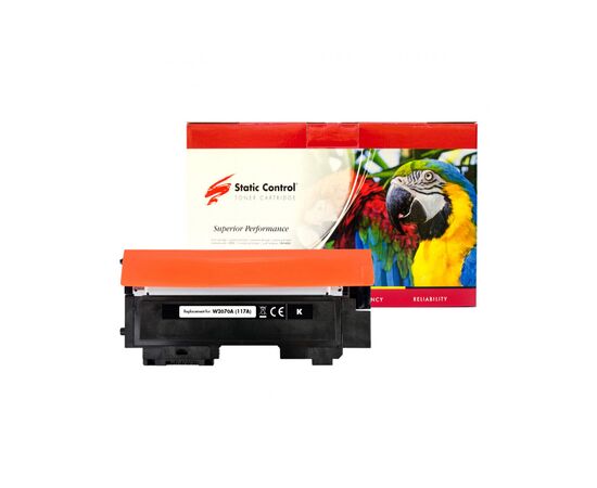 Картридж Static Control HP W2070A (117A) black Parrot (002-01-S2070APB)