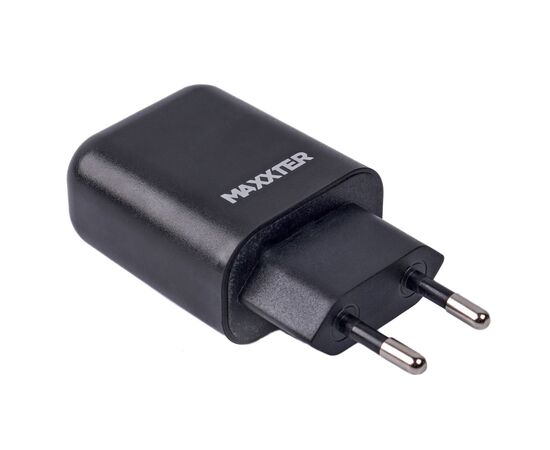 Зарядное устройство Maxxter 1 USB + cable Micro-USB (WC-QC-AtM-01), изображение 2 Зарядное устройство Maxxter 1 USB + cable Micro-USB (WC-QC-AtM-01), изображение 2