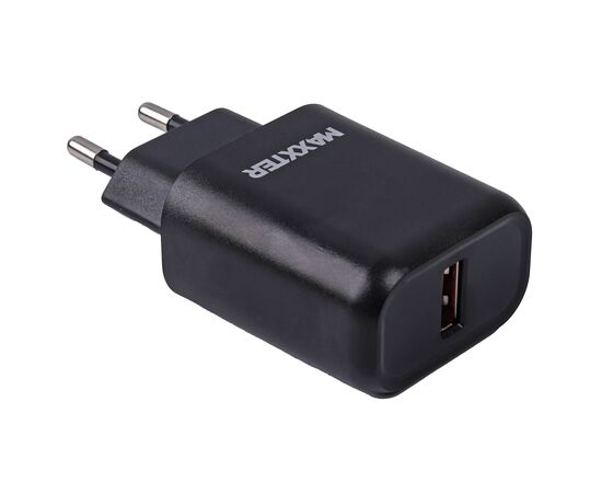Зарядний пристрій Maxxter 1 USB + cable Micro-USB (WC-QC-AtM-01)