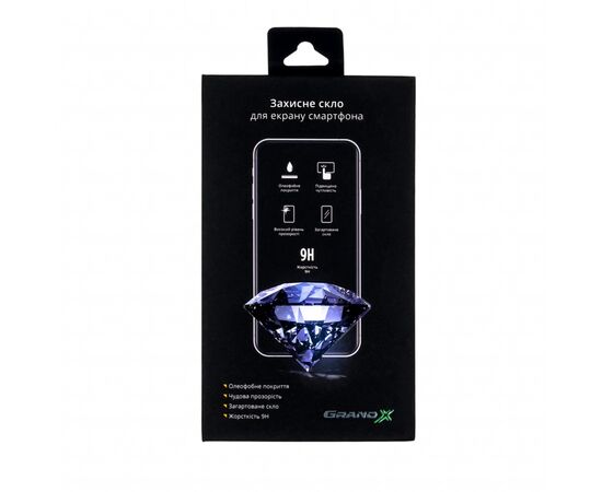 Стекло защитное Grand-X Apple iPhone 13 mini black (CAIP13MB)