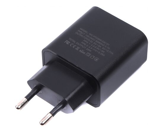 Зарядное устройство Maxxter 1 USB Type-C + cable Type-C to Type-C (WC-PD25W-CtC-01), изображение 2 Зарядное устройство Maxxter 1 USB Type-C + cable Type-C to Type-C (WC-PD25W-CtC-01), изображение 2
