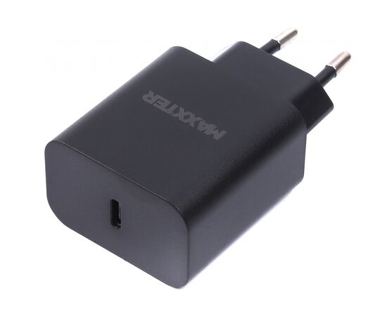 Зарядний пристрій Maxxter 1 USB Type-C + cable Type-C to Type-C (WC-PD25W-CtC-01)