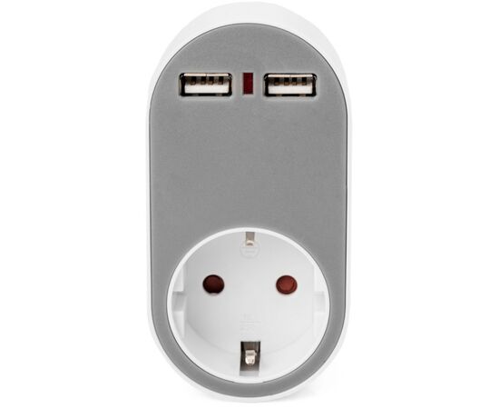 Зарядное устройство Digitus Universal USB + Power Socket (DA-70617), изображение 2 Зарядное устройство Digitus Universal USB + Power Socket (DA-70617), изображение 2
