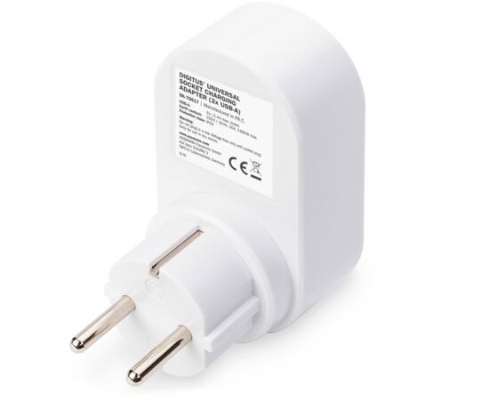 Зарядное устройство Digitus Universal USB + Power Socket (DA-70617), изображение 5 Зарядное устройство Digitus Universal USB + Power Socket (DA-70617), изображение 5