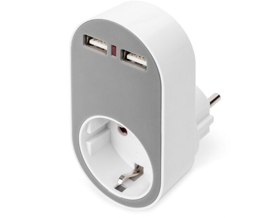 Зарядний пристрій Digitus Universal USB + Power Socket (DA-70617)
