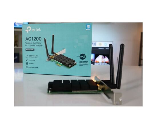 Ретранслятор TP-Link Archer T4E AC1200, PCI Express, Beamforming (ARCHER-T4E), изображение 10 Ретранслятор TP-Link Archer T4E AC1200, PCI Express, Beamforming (ARCHER-T4E), изображение 10