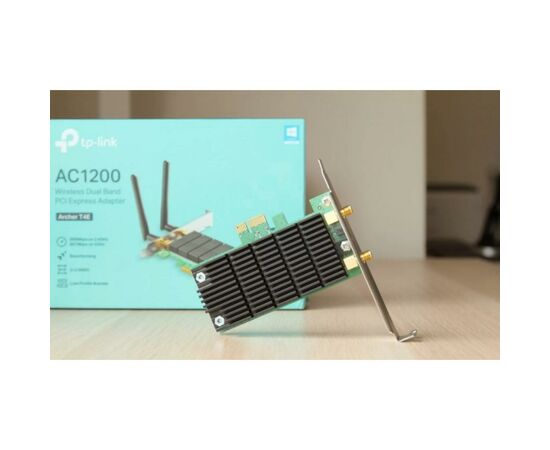 Ретранслятор TP-Link Archer T4E AC1200, PCI Express, Beamforming (ARCHER-T4E), изображение 9 Ретранслятор TP-Link Archer T4E AC1200, PCI Express, Beamforming (ARCHER-T4E), изображение 9