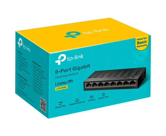Коммутатор сетевой TP-Link LS1008G, изображение 3 Коммутатор сетевой TP-Link LS1008G, изображение 3