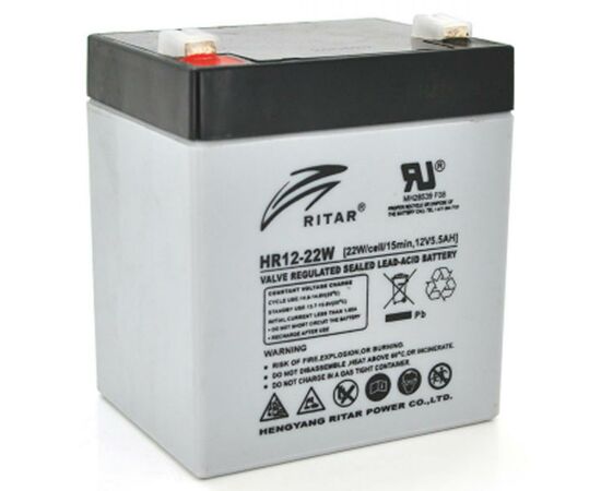 Батарея до ДБЖ Ritar HR1222W, 12V-5.0Ah (HR1222W)