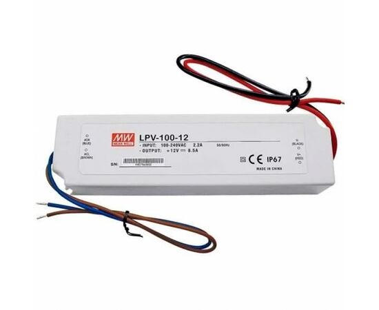 Блок питания для систем видеонаблюдения MeanWell LPV-100-12