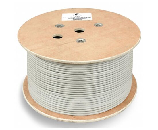 Кабель сетевой ЗЗКМ SFTP 500м 4*2*23AWG[0,56] медь[СU] cat.7, внутренний [PVC] (72572)