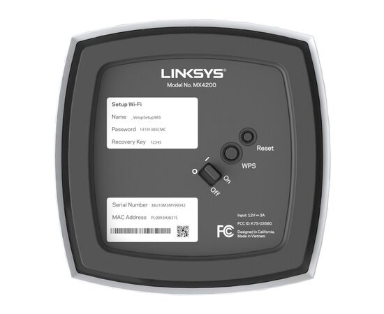 Точка доступу Wi-Fi Linksys MX4200, зображення 6 Точка доступу Wi-Fi Linksys MX4200, зображення 6