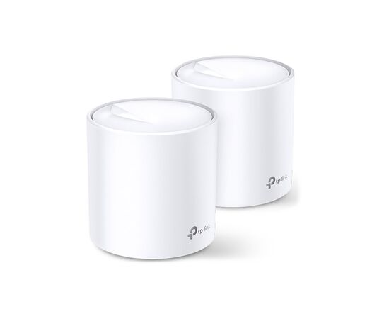 Точка доступа Wi-Fi TP-Link DECO X60 2PK AX3000 1xGE LAN 1xGE WAN MU-MIMO OFDMA MESH (DECO-X60-2-PACK)