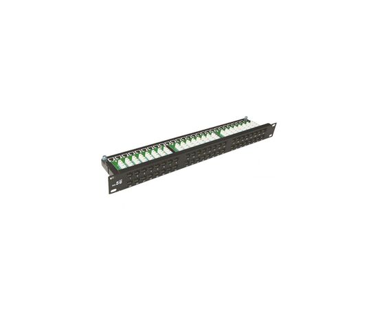 Патч-панель 19" 48xRJ-45 UTP cat. 5е, DUAL type, 1U Merlion (ML-2264-CAT.5E)