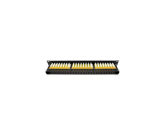 Патч-панель 19" 48xRJ-45 UTP cat. 6, DUAL type, 1U Merlion (ML-2264-CAT.6), изображение 2 Патч-панель 19" 48xRJ-45 UTP cat. 6, DUAL type, 1U Merlion (ML-2264-CAT.6), изображение 2