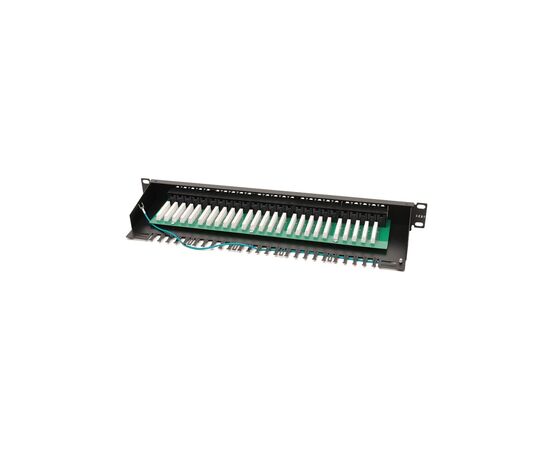 Патч-панель 19" телефонна 1U, 50xRJ-45, Cat.3, DUAL type Voltronic (PPU50-1U), изображение 2 Патч-панель 19" телефонна 1U, 50xRJ-45, Cat.3, DUAL type Voltronic (PPU50-1U), изображение 2