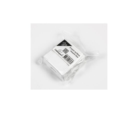 Компьютерная розетка Cablexpert RJ45x2 FTP, cat.5e (NCAC-2F5E-01), изображение 4 Компьютерная розетка Cablexpert RJ45x2 FTP, cat.5e (NCAC-2F5E-01), изображение 4