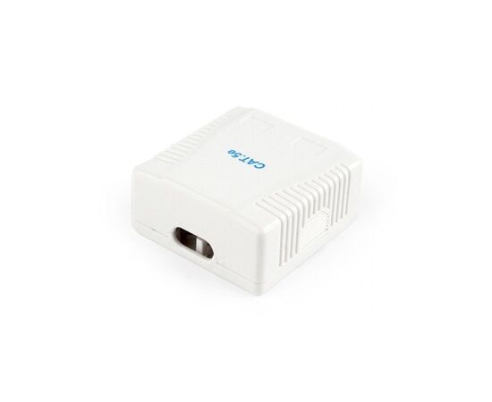 Компьютерная розетка Cablexpert RJ45x2 UTP, cat.5e (NCAC-2U5E-01)