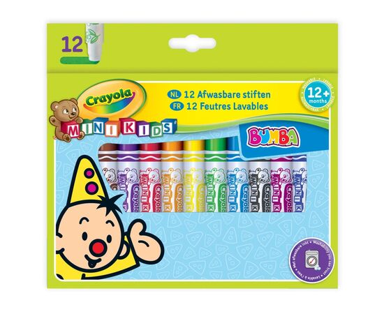 Фломастеры Crayola Mini Kids Мои первые фломастеры Washable12 шт (256257.112)