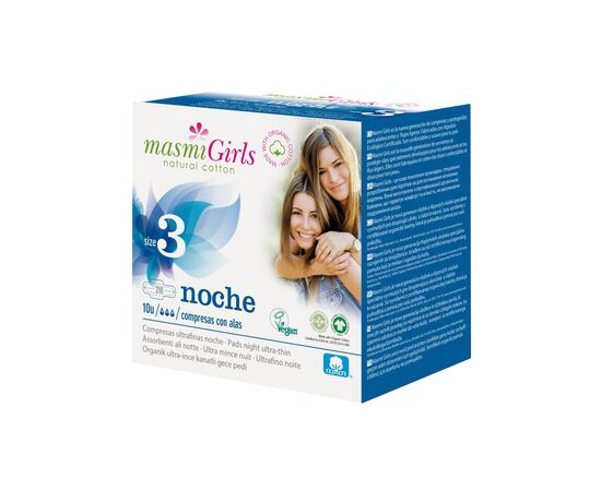 Гигиенические прокладки Masmi Girl ультратонкие для подростков размер 3 10 шт (8432984001643)