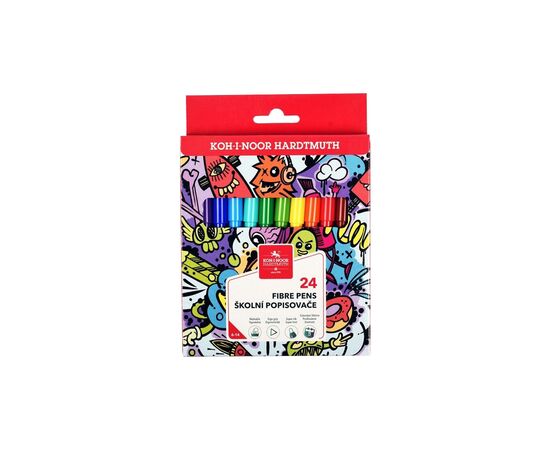 Фломастери Koh-i-Noor Teenage 24 кольори (771002/24)