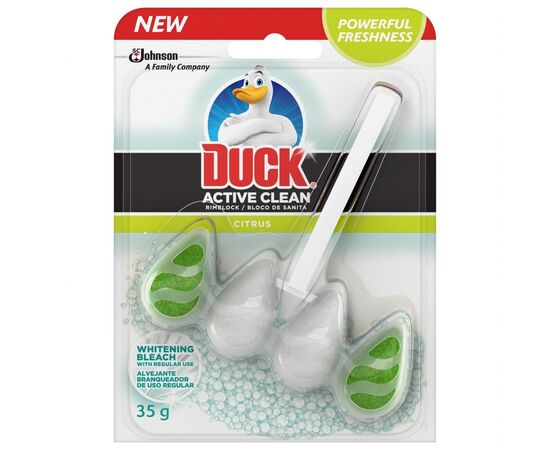 Туалетный блок Duck Цитрус с отбеливающей формулой (5000204104929)