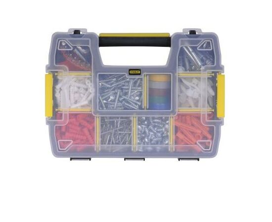 Ящик для инструментов Stanley Sort Master Light, 295x65x215мм. (STST1-70720), изображение 4 Ящик для инструментов Stanley Sort Master Light, 295x65x215мм. (STST1-70720), изображение 4