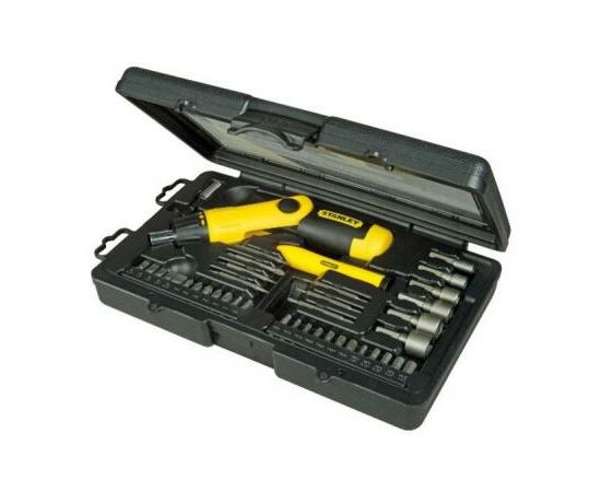 Отвертка Stanley Pistol Grip Ratchet с храповым механ., 36 вставк. (0-63-038), изображение 5