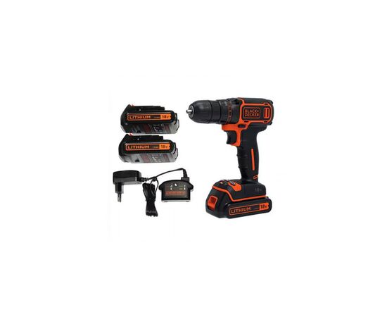 Шуруповерт Black&Decker BDCDC18B, изображение 2 Шуруповерт Black&Decker BDCDC18B, изображение 2