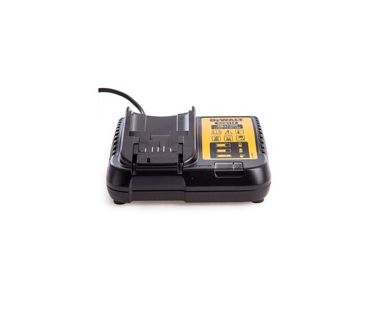 Зарядное устройство для аккумуляторов инструмента DeWALT 10.8 В, 12 В, 14.4 В, 18 В, 54 В,3 A, 0.5 кг (DCB113), изображение 4 Зарядное устройство для аккумуляторов инструмента DeWALT 10.8 В, 12 В, 14.4 В, 18 В, 54 В,3 A, 0.5 кг (DCB113), изображение 4