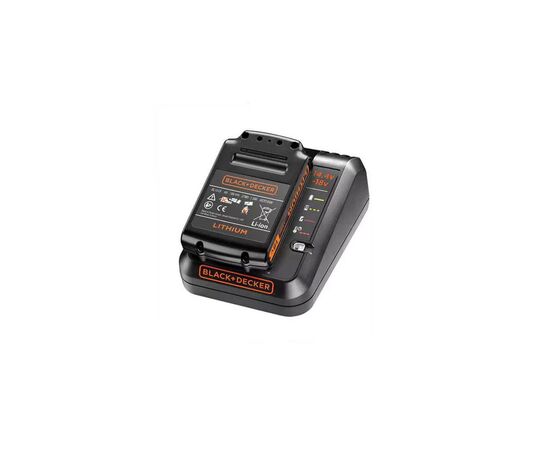 Зарядное устройство для аккумуляторов инструмента Black&Decker 14.4 В, 18 В,1 A, 0.53 кг (BDC1A), изображение 2 Зарядное устройство для аккумуляторов инструмента Black&Decker 14.4 В, 18 В,1 A, 0.53 кг (BDC1A), изображение 2