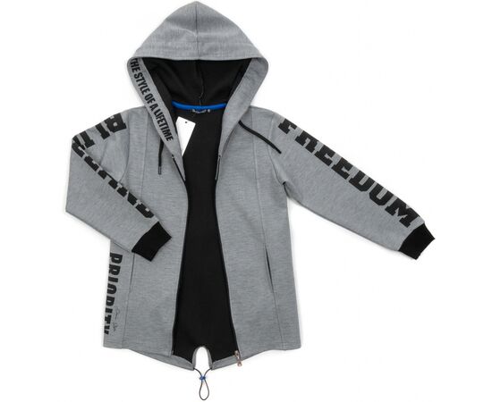 Куртка Blueland ветровка с капюшоном (10760-146B-gray), изображение 6 Куртка Blueland ветровка с капюшоном (10760-146B-gray), изображение 6