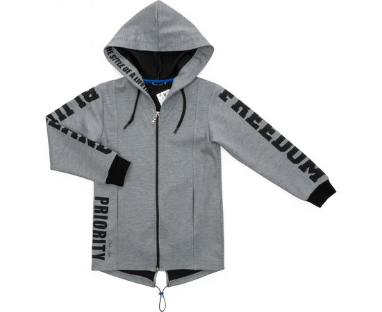Куртка Blueland ветровка с капюшоном (10760-146B-gray)