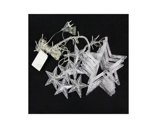 Гирлянда BPNY штора Звездочка White 138LED, 2.5х0.8М, 220V (102965), изображение 4 Гирлянда BPNY штора Звездочка White 138LED, 2.5х0.8М, 220V (102965), изображение 4