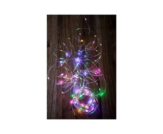 Гірлянда BPNY вологозахищена з адаптером Color 100 LED, 11М, 220V, 6W (102960)