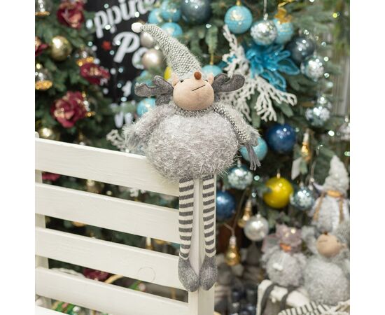 Новогодняя фигурка YES! Fun Олень новогодний, 61 см, серый (973608), изображение 2 Новогодняя фигурка YES! Fun Олень новогодний, 61 см, серый (973608), изображение 2