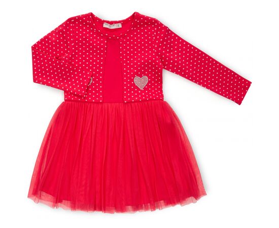 Платье POP FASHION с фатиновой юбкой (6782-98G-pink)