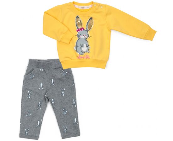 Набор детской одежды Breeze с зайчиком (16672-74G-yellow)