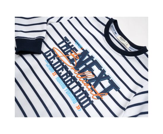 Кофта Breeze в полоску (15713-140B-blue), изображение 3 Кофта Breeze в полоску (15713-140B-blue), изображение 3