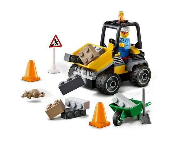 Конструктор LEGO City Great Vehicles Пикап для дорожных работ 58 деталей (60284), изображение 3 Конструктор LEGO City Great Vehicles Пикап для дорожных работ 58 деталей (60284), изображение 3